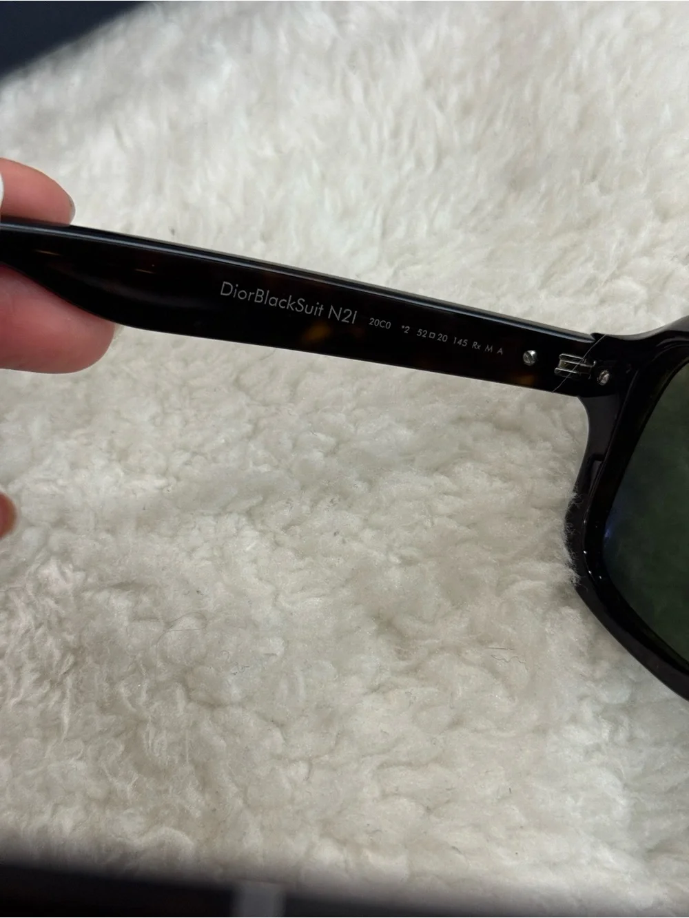 Dior Black Sunglasses with Dark Lenses